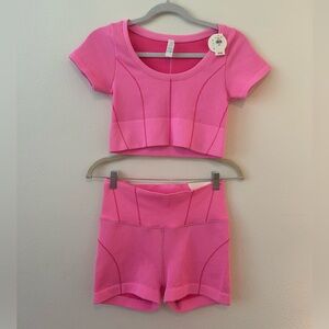 NWT Aerie Ribbed Workout Set